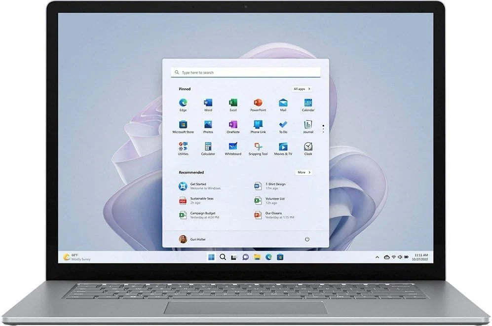CPO Surface Laptop 5  13 in  i7  16GB RAM  512GB SSD Platinum (1 YR WARRANTY) RBJ-00001